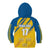 Custom Sweden Football Kid Hoodie Sporty Style