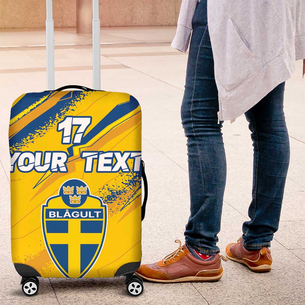 Custom Sweden Football Luggage Cover Sporty Style