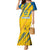 Custom Sweden Football Mermaid Dress Sporty Style