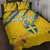 Custom Sweden Football Quilt Bed Set Sporty Style