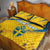 Custom Sweden Football Quilt Bed Set Sporty Style