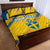 Custom Sweden Football Quilt Bed Set Sporty Style