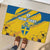 Custom Sweden Football Rubber Doormat Sporty Style