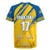 Custom Sweden Football Rugby Jersey Sporty Style