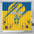 Custom Sweden Football Shower Curtain Sporty Style