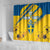 Custom Sweden Football Shower Curtain Sporty Style