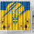 Custom Sweden Football Shower Curtain Sporty Style