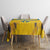 Custom Sweden Football Tablecloth Sporty Style