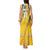 Custom Sweden Football Tank Maxi Dress Sporty Style