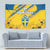 Custom Sweden Football Tapestry Sporty Style