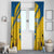 Custom Sweden Football Window Curtain Sporty Style