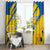 Custom Sweden Football Window Curtain Sporty Style