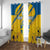 Custom Sweden Football Window Curtain Sporty Style