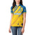 Custom Sweden Football Women Polo Shirt Sporty Style