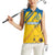 Custom Sweden Football Women Sleeveless Polo Shirt Sporty Style