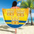 Personalized Sweden Ice Hockey Beach Blanket Sporty Style