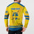 Personalized Sweden Ice Hockey Button Sweatshirt Sporty Style