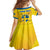 Personalized Sweden Ice Hockey Family Matching Long Sleeve Bodycon Dress and Hawaiian Shirt Sporty Style