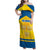 Personalized Sweden Ice Hockey Family Matching Off Shoulder Maxi Dress and Hawaiian Shirt Sporty Style