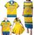 Personalized Sweden Ice Hockey Family Matching Puletasi and Hawaiian Shirt Sporty Style