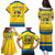 Personalized Sweden Ice Hockey Family Matching Puletasi and Hawaiian Shirt Sporty Style