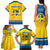 Personalized Sweden Ice Hockey Family Matching Tank Maxi Dress and Hawaiian Shirt Sporty Style