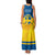 Personalized Sweden Ice Hockey Family Matching Tank Maxi Dress and Hawaiian Shirt Sporty Style