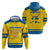 Personalized Sweden Ice Hockey Hoodie Sporty Style