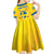 Personalized Sweden Ice Hockey Kid Short Sleeve Dress Sporty Style