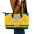 Personalized Sweden Ice Hockey Leather Tote Bag Sporty Style