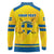 Personalized Sweden Ice Hockey Long Sleeve Polo Shirt Sporty Style