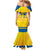 Personalized Sweden Ice Hockey Mermaid Dress Sporty Style