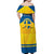 Personalized Sweden Ice Hockey Off Shoulder Maxi Dress Sporty Style