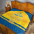 Personalized Sweden Ice Hockey Quilt Sporty Style