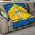 Personalized Sweden Ice Hockey Quilt Sporty Style