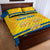 Personalized Sweden Ice Hockey Quilt Bed Set Sporty Style