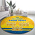 Personalized Sweden Ice Hockey Round Carpet Sporty Style