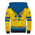 Personalized Sweden Ice Hockey Sherpa Hoodie Sporty Style