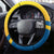 Sweden Ice Hockey Steering Wheel Cover Sporty Style