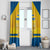 Personalized Sweden Ice Hockey Window Curtain Sporty Style