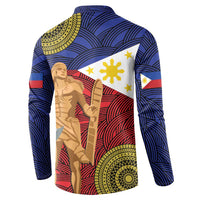 Philippines National Flag Day 28 May Button Sweatshirt Lapu-Lapu King