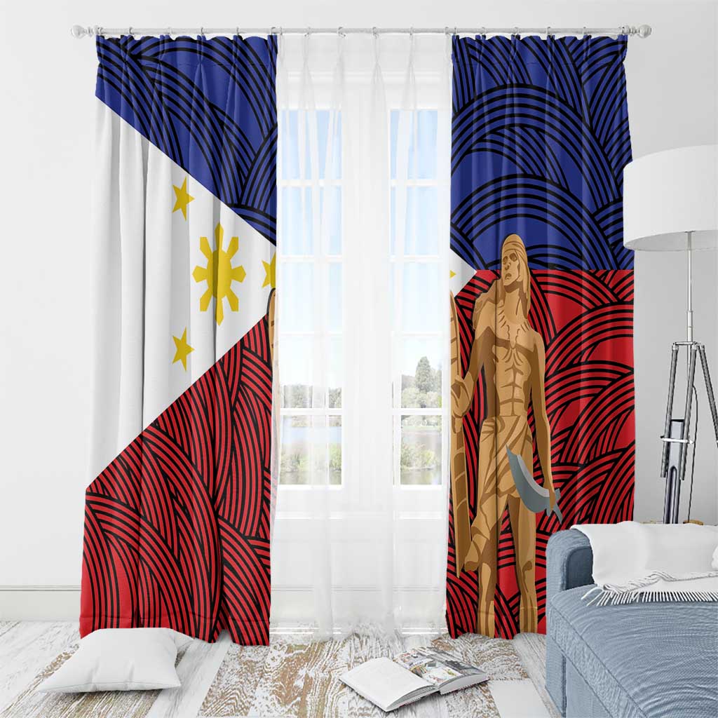 Philippines National Flag Day 28 May Window Curtain Lapu-Lapu King