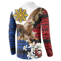 Philippine Eagle Week Button Sweatshirt Philipino Patern