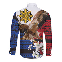 Philippine Eagle Week Long Sleeve Button Shirt Philipino Patern