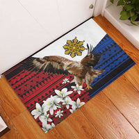 Philippine Eagle Week Rubber Doormat Philipino Patern