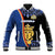 Kingdom of Sweden Stockholm County Baseball Jacket Sweden Coat of arms of Stockholm