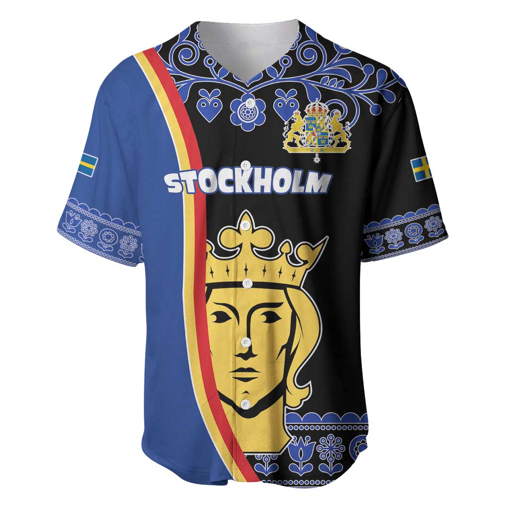 Kingdom of Sweden Stockholm County Baseball Jersey Sweden Coat of arms of Stockholm