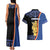 Kingdom of Sweden Stockholm County Couples Matching Tank Maxi Dress and Hawaiian Shirt Sweden Coat of arms of Stockholm