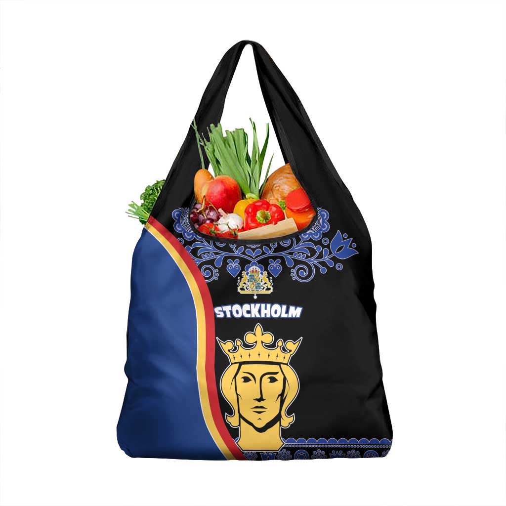 Kingdom of Sweden Stockholm County Grocery Bag Sweden Coat of arms of Stockholm