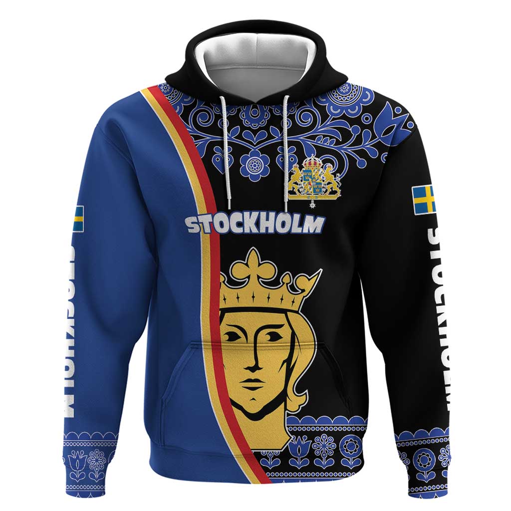 Kingdom of Sweden Stockholm County Hoodie Sweden Coat of arms of Stockholm